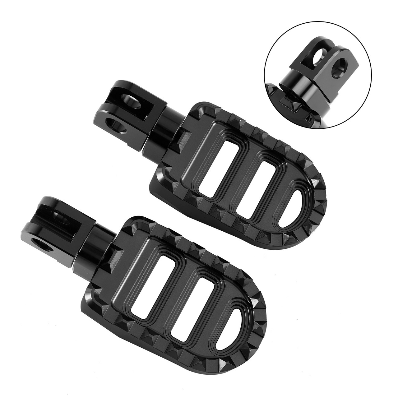 2017-2024 CFMOTO 450SR 450NK 650NK 400NK 800NK 650GT Front Footrests Foot Peg Black Generic