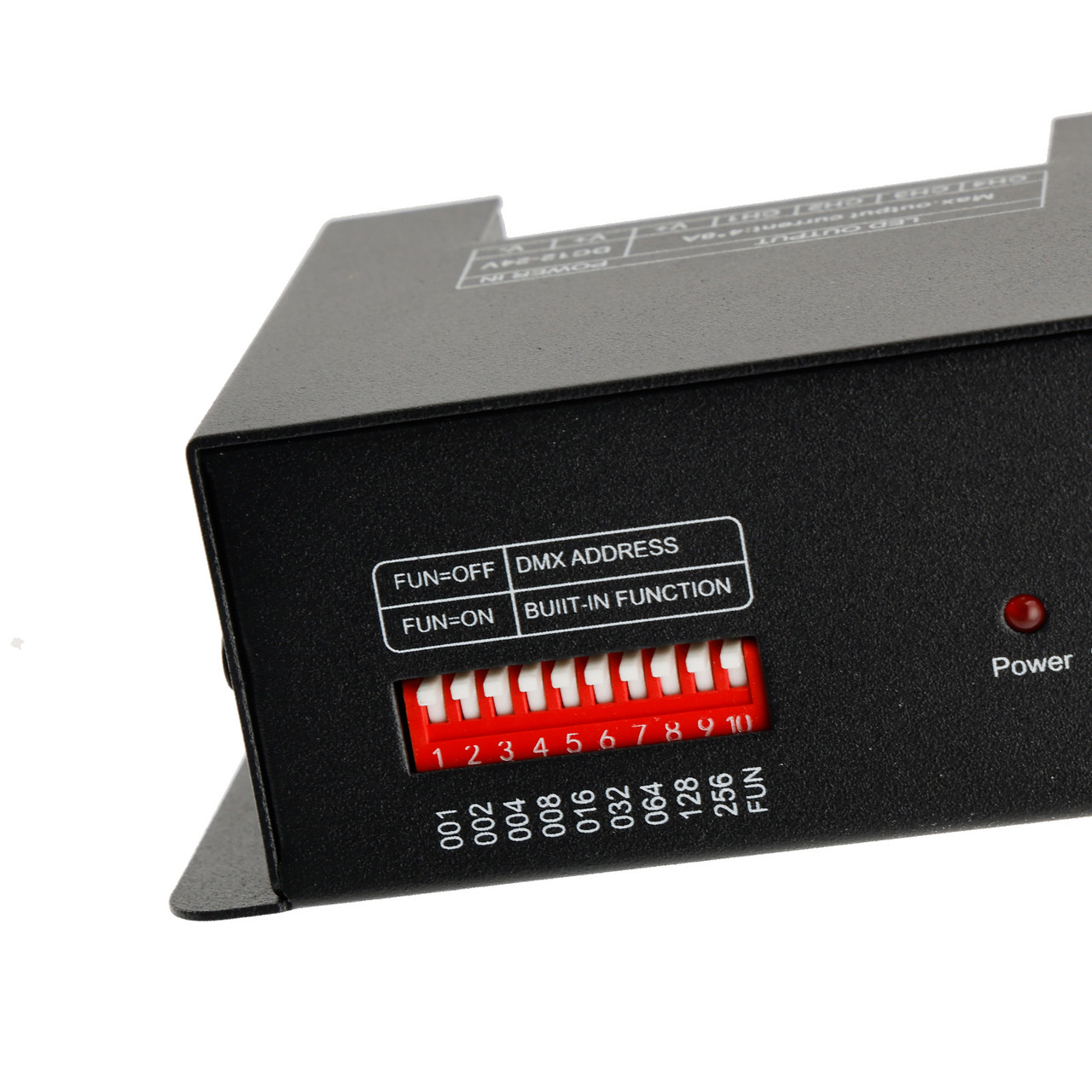 4 Channel DMX 512 Decoder RGBW PWM Dimmer Driver LED Strip Light