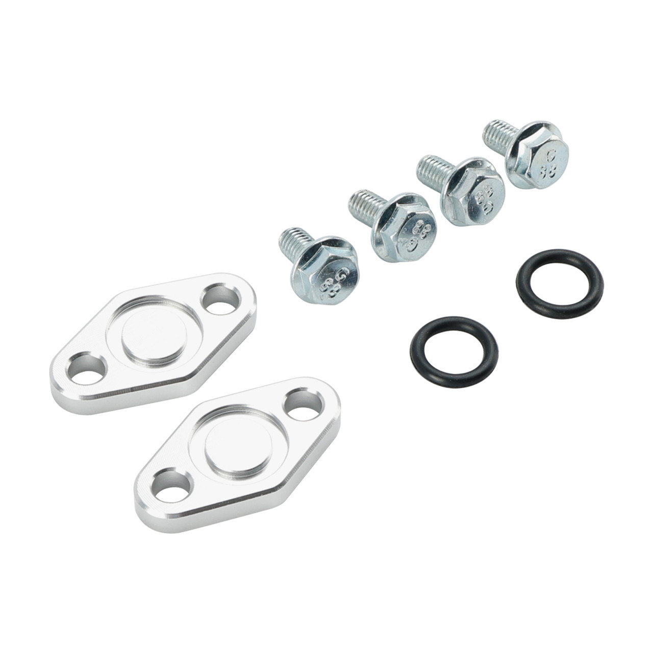 2001-2008 Suzuki GSXR1000 Oil Cooler Block Off Plates KIT Generic
