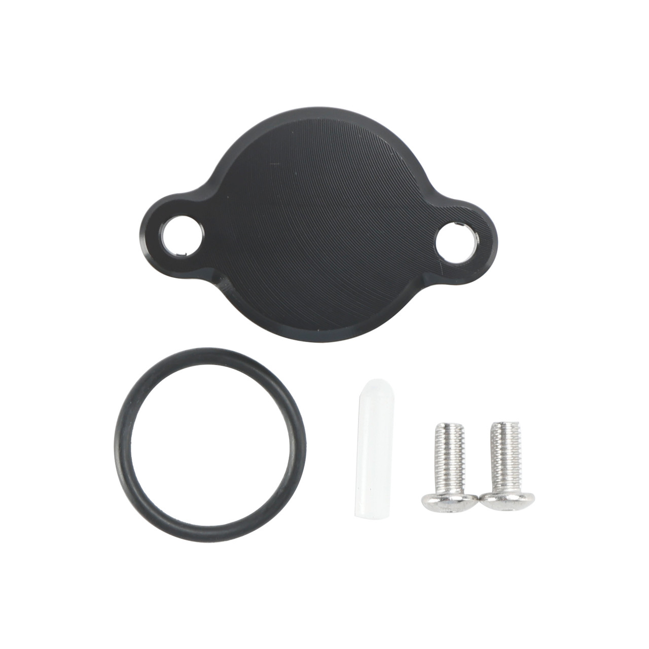 YAMAHA PW50 PW80 ALL Oil Injection Pump Delete Block Off Plug Black Generic