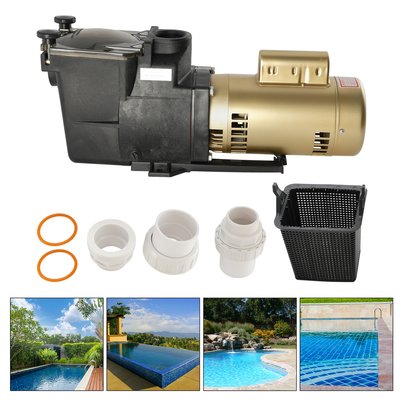 Super Pump 1 HP Single Speed Pool Pump 115/230V W3SP2607X10 Generic