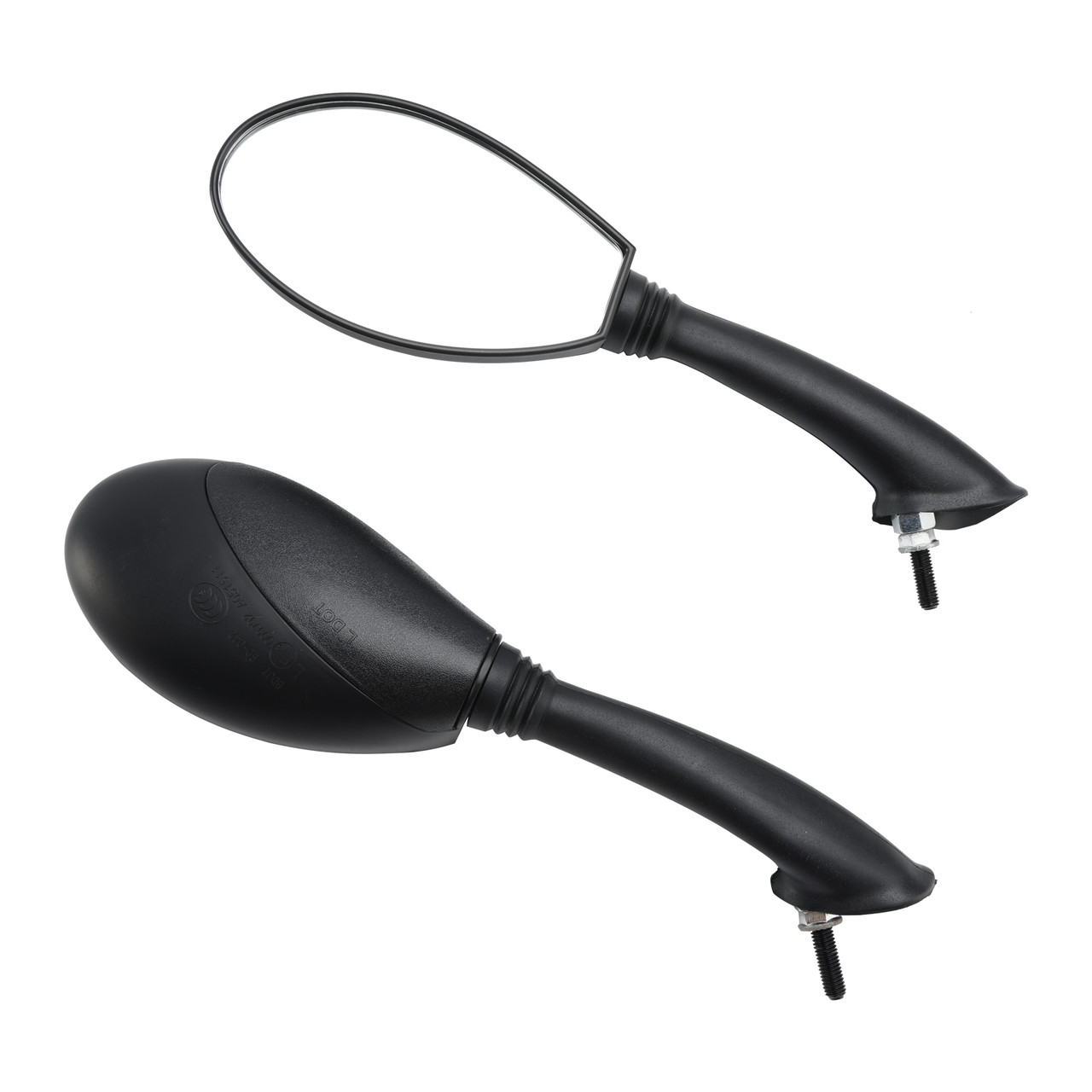 2006-2014 Piaggio Fly 50 100 125 150 Rearview Mirrors Left and Right M8x1.25 Black CM027004 CM027005 581555 581554 Generic