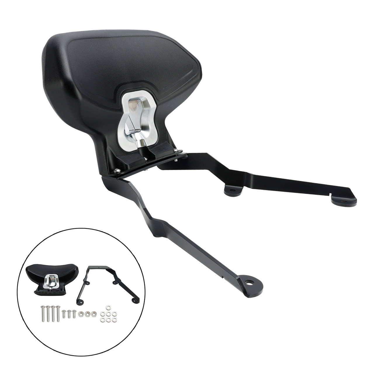 2023-2024 Honda ADV160 Passenger Sissy Bar Backrest Silver Black Generic