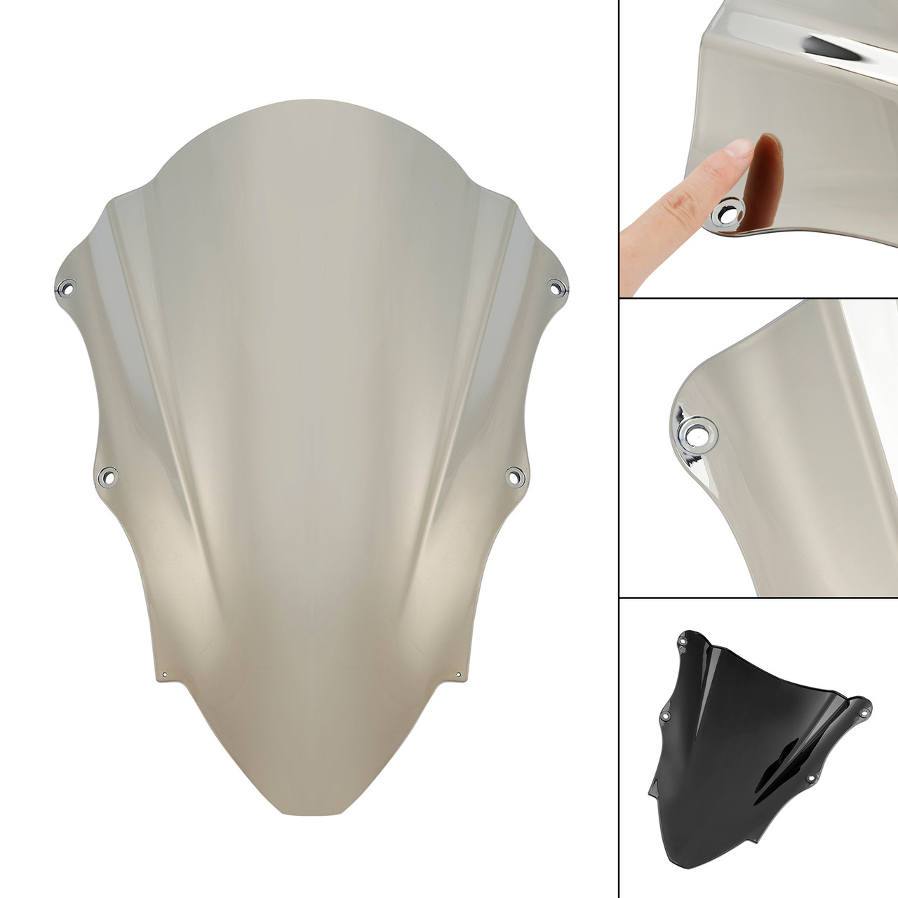 2015-2018 Aprilia RSV4 Windshield WindScreen Chrome Generic