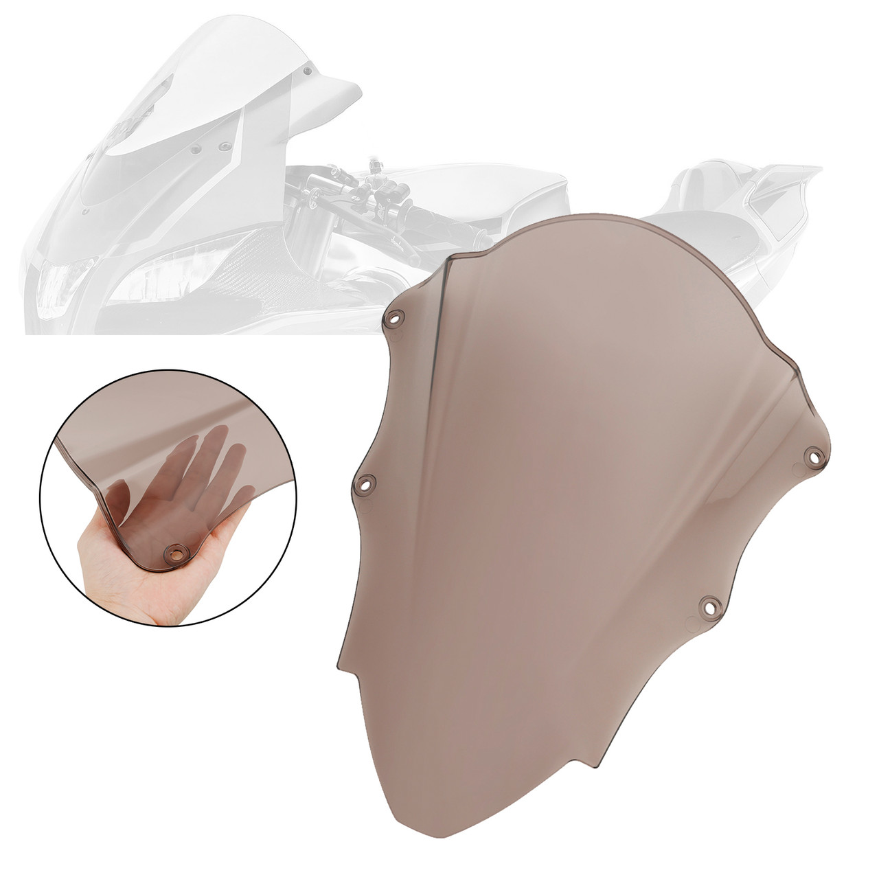 2015-2018 Aprilia RSV4 Windshield WindScreen Smoke Generic