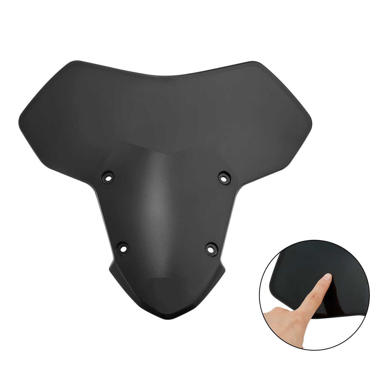 2020-2024 Kawasaki Z900 Windshield Windscreen Black Generic