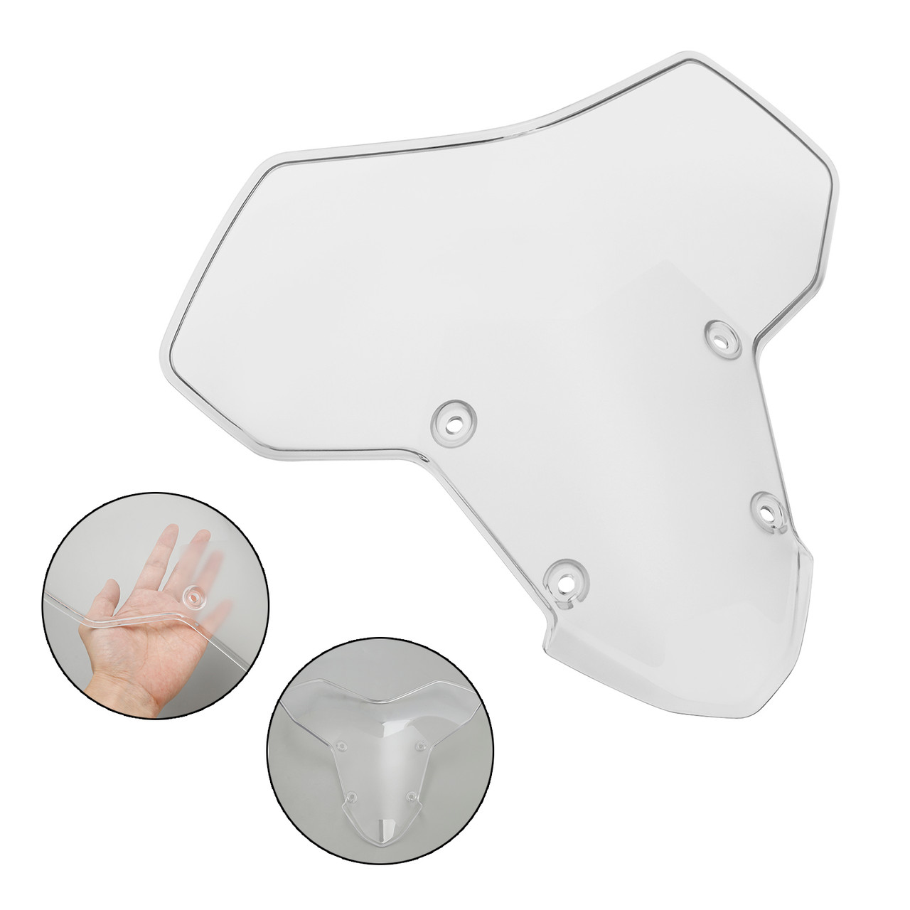 2020-2024 Kawasaki Z900 Windshield Windscreen Clear Generic