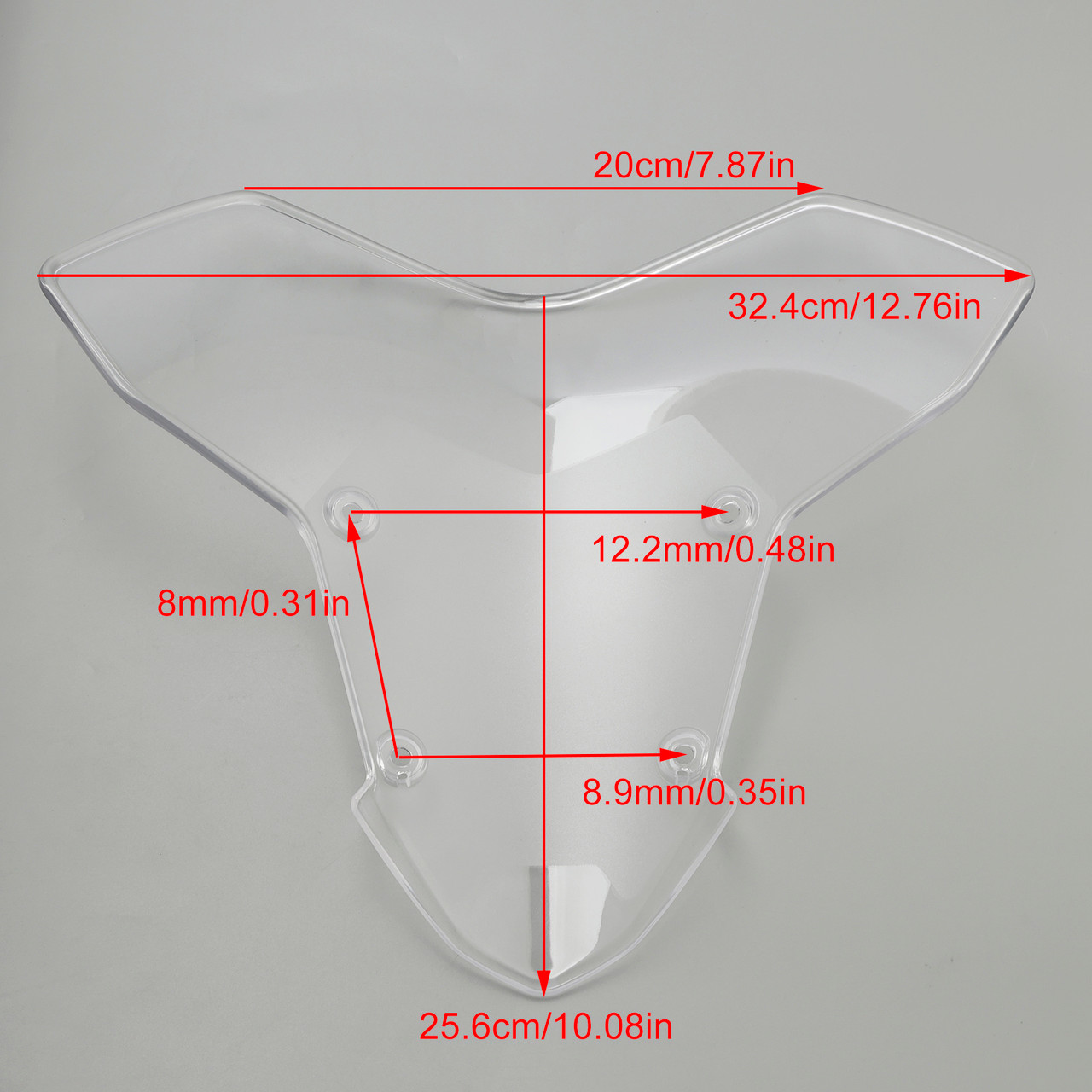 2020-2024 Kawasaki Z900 Windshield Windscreen Clear Generic