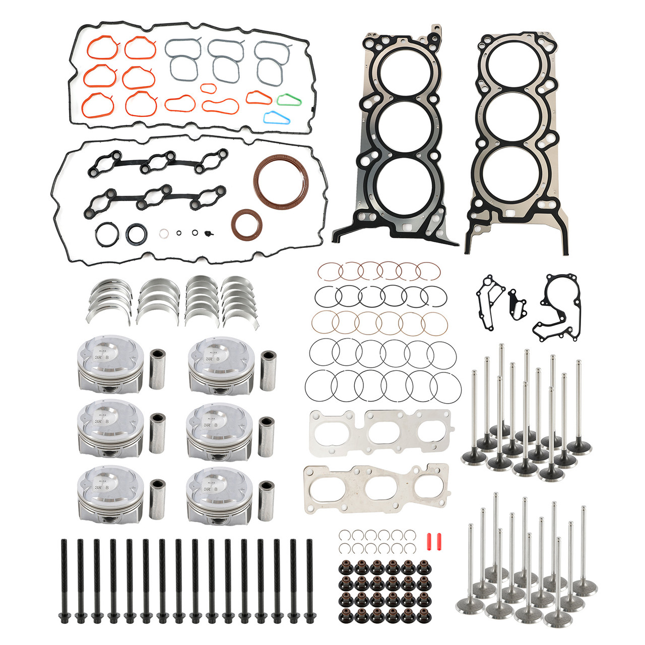 ユウ 2011-2019 KIA Sorento Sedona 3.3L Engine Rebuild Pistons Gaskets