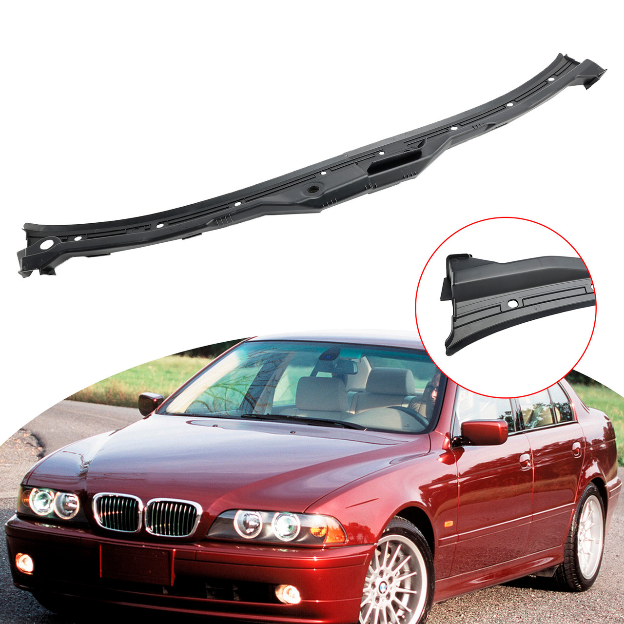 2001-2003 BMW 525i Windshield Cowl Cover 51718159292 Generic