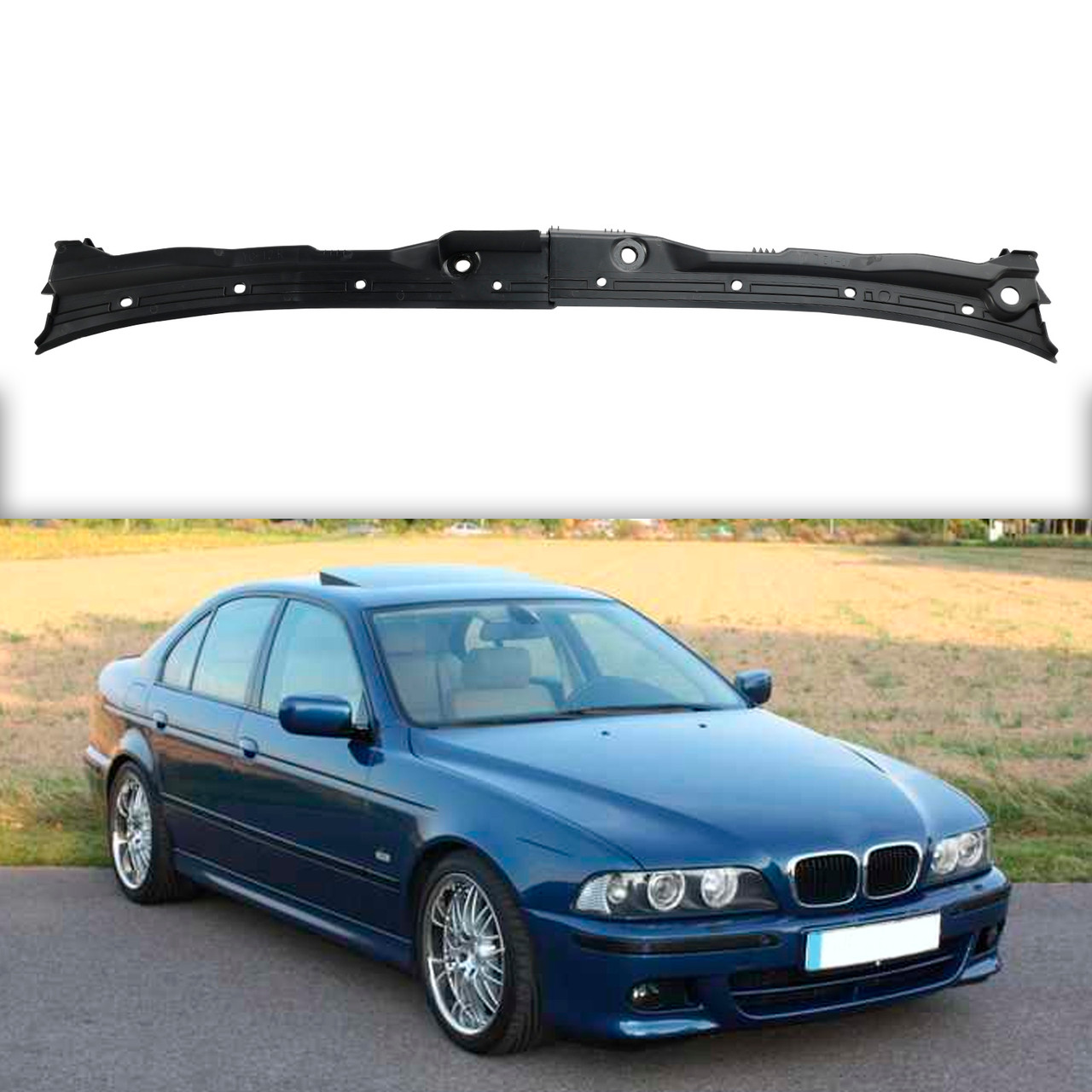 2001-2003 BMW 525i Windshield Cowl Cover 51718159292 Generic