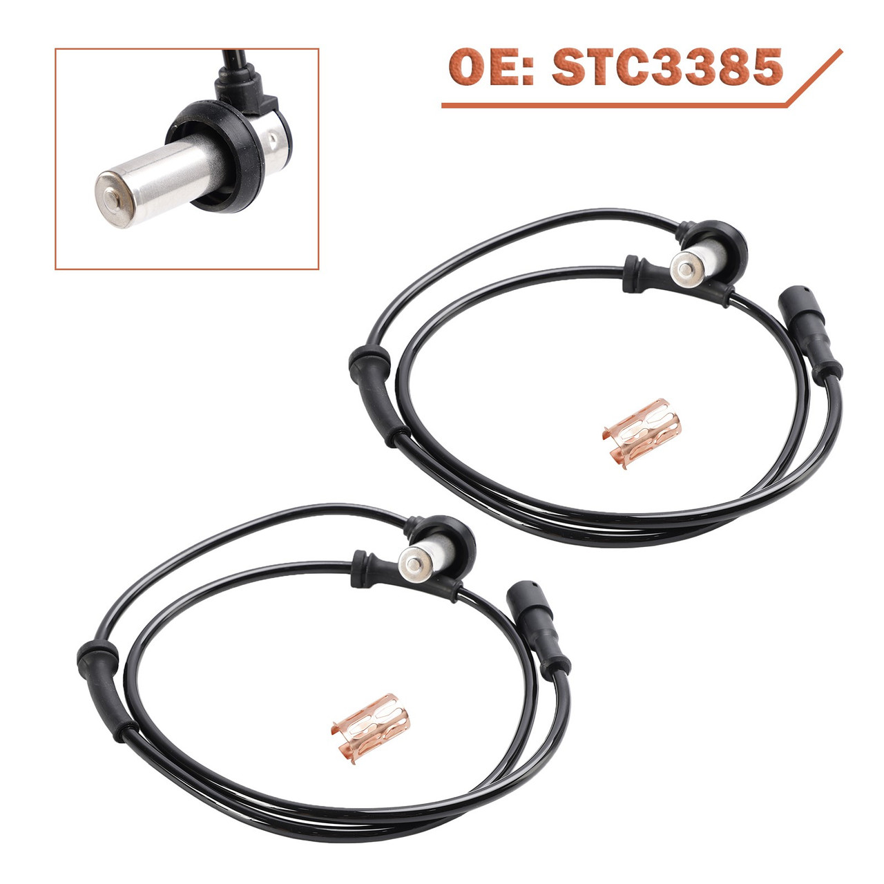 1994-2002 Land Rover Range 2pcs Rear ABS Wheel Speed Sensors STC3385 ALS1909 Generic