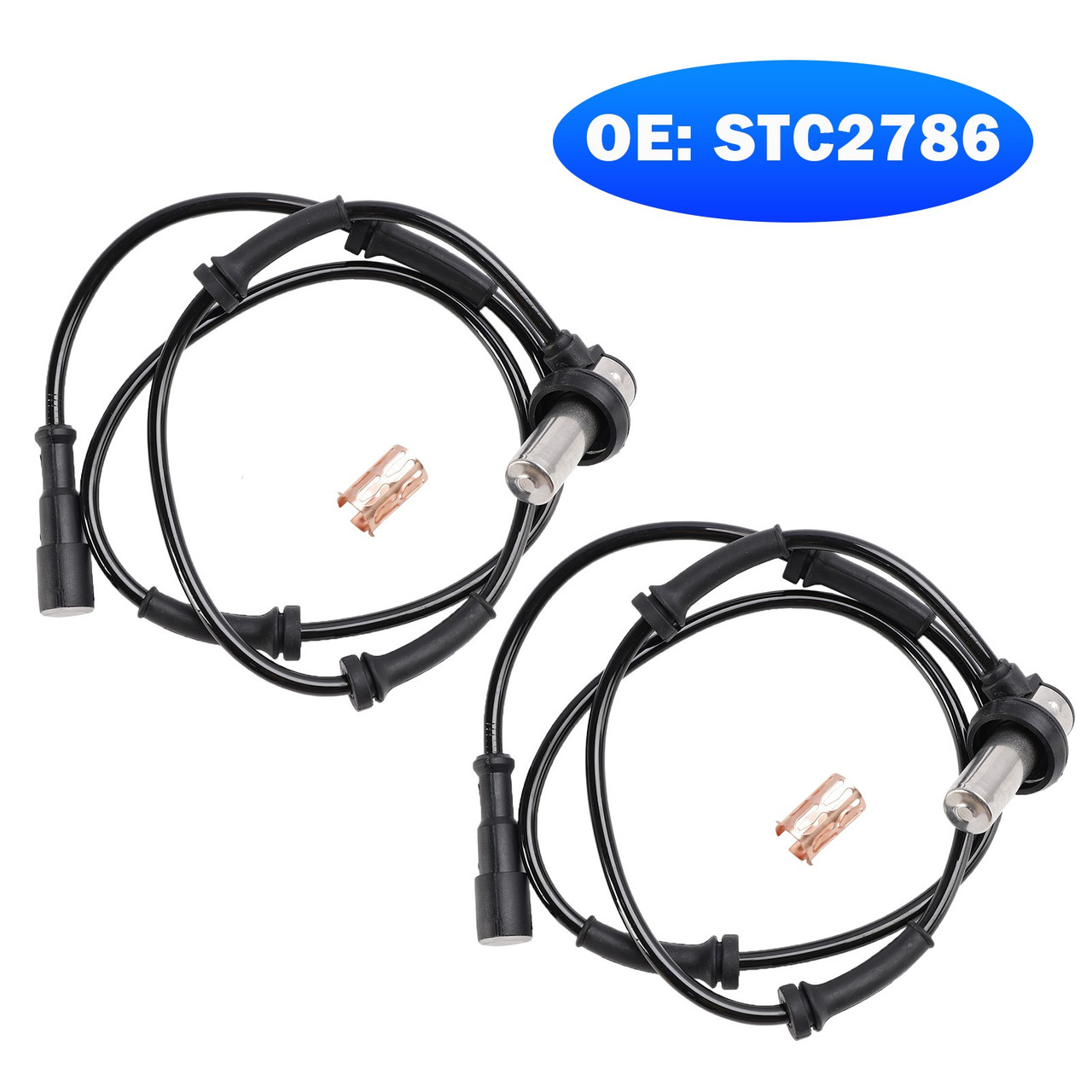 1994-2002 Land Rover Range Rover P38 2pcs Front ABS Wheel Speed Sensors STC2786 STC2780 1518725 Generic
