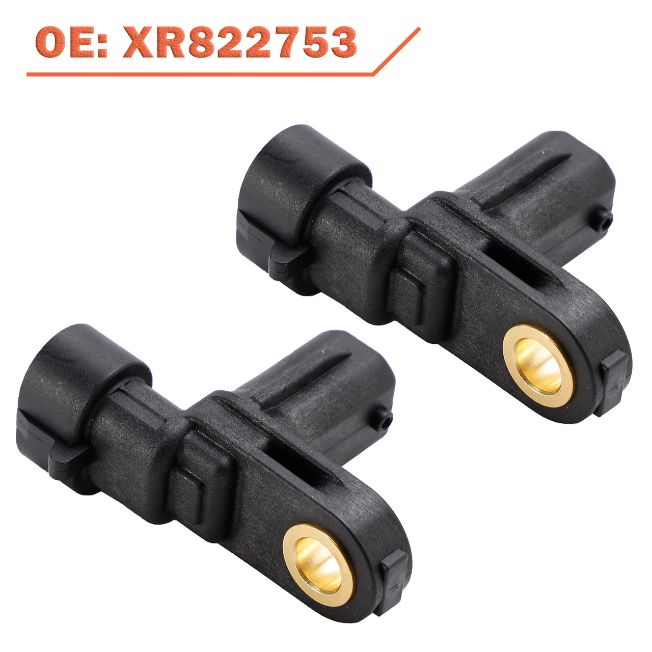 1999-2008 Jaguar S Type 2pcs Rear ABS Anti Lock Brake Wheel Speed Sensor XR822753 ALS524 5S10775 Generic