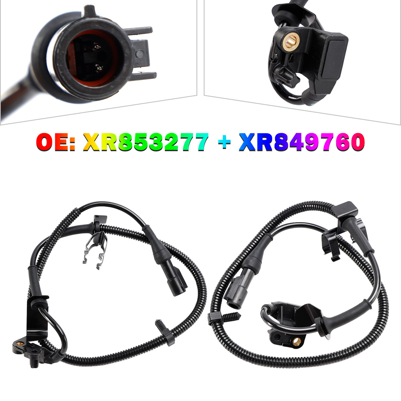 Rear Left&Right ABS Wheel Speed Sensor for Jaguar S-TYPE X200 1999-2008