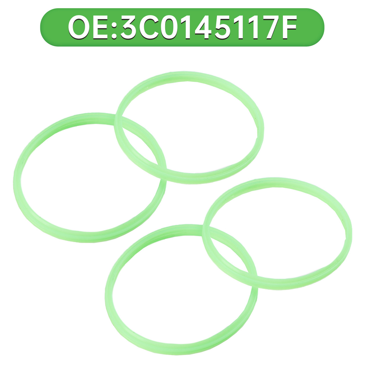 1999-2016 Audi 4pcs Intercooler Turbo Hose Pipe Seal O-Ring 3C0145117F Generic