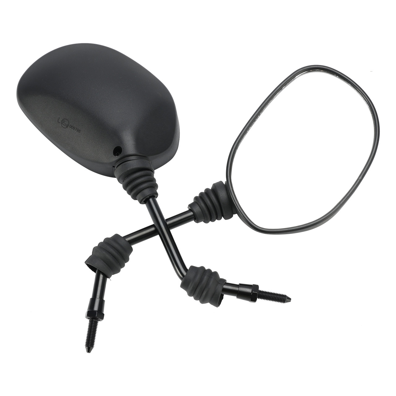 1995 SAL1T Piaggio NTT 50 Rearview Mirrors Left and Right M8x1.25 271018 Black Generic
