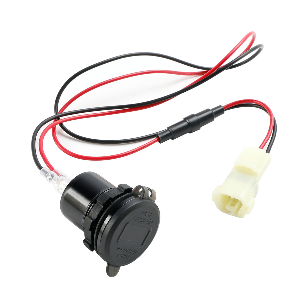 2024 Honda NX400 12V Socket Charger USB+C Type Quick Black Generic
