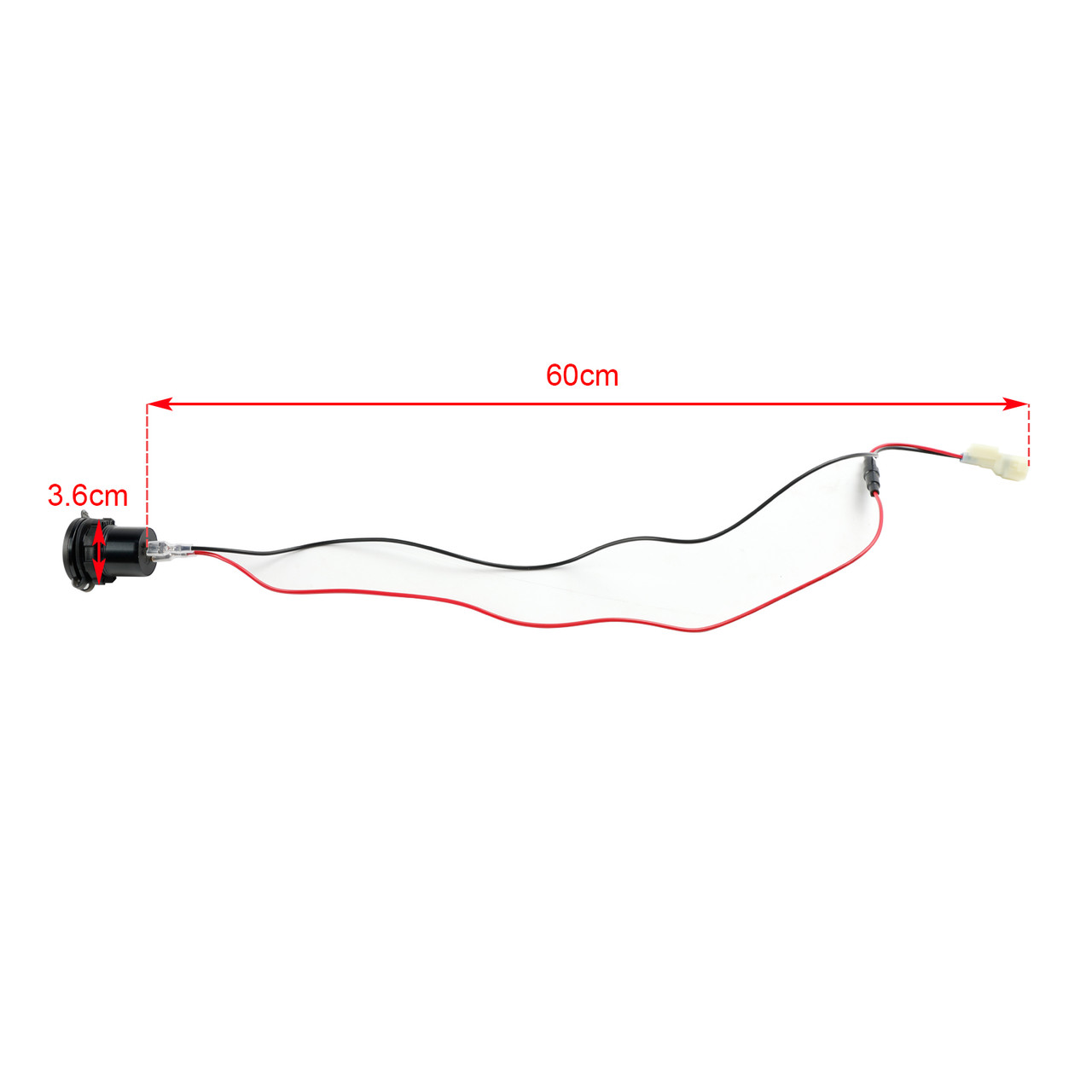 2022-2024 Kawasaki Versys 650 12V Socket Charger USB+C Type Quick Black Generic