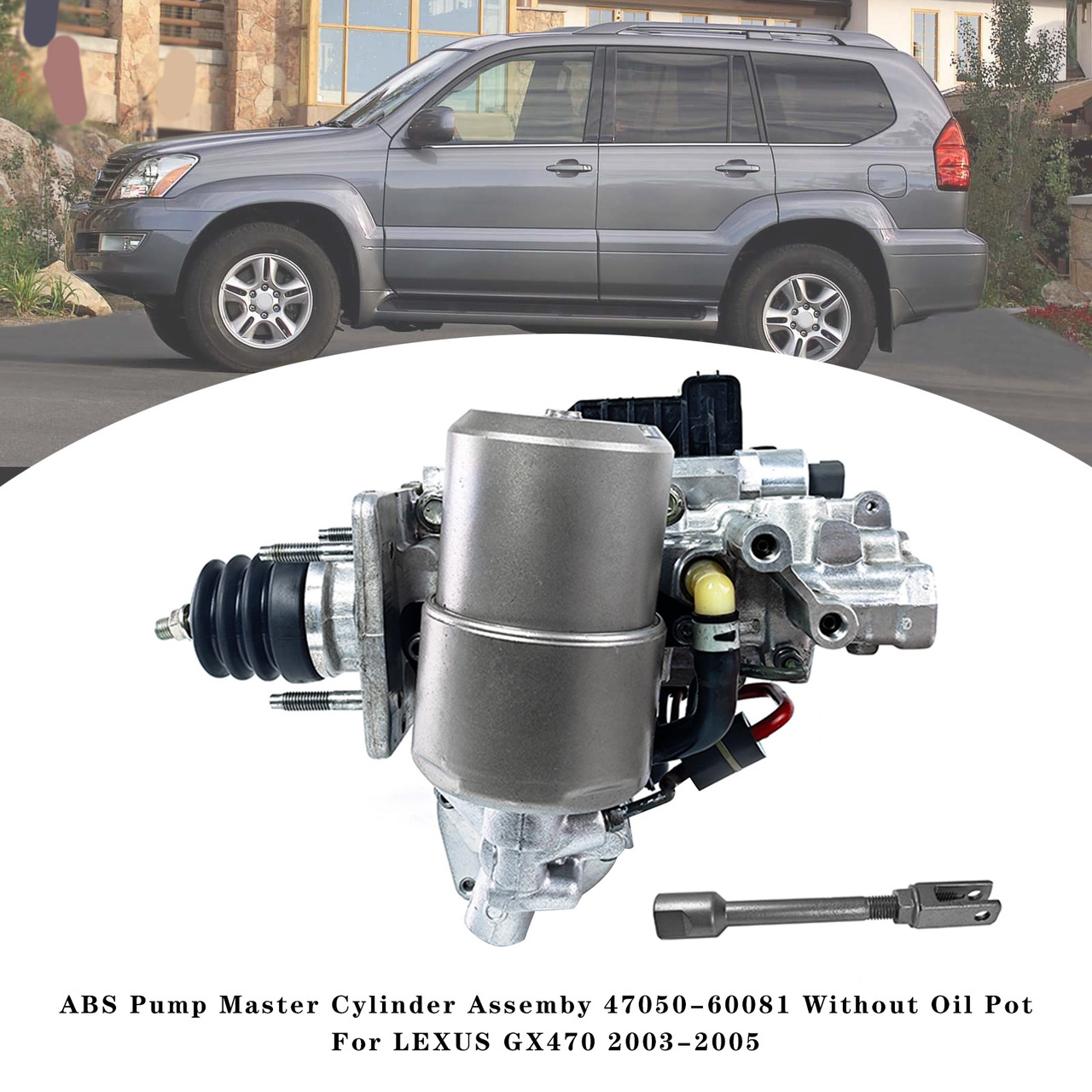 2003-2005 LEXUS GX470 ABS Pump Master Cylinder Assemby 47050-60081