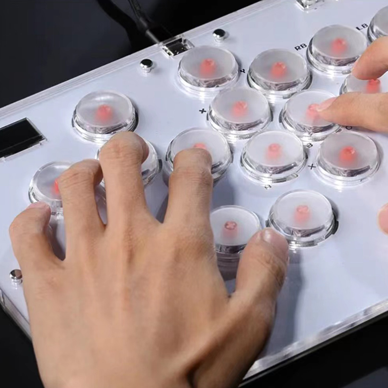 HITBOX Fighting Keyboard Arcade Joystick Advanced Buttons Street