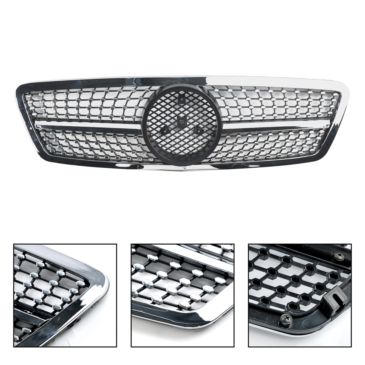 2001-2007 Mercedes W203 C230 C320 C240 Front Bumper Kidney Grille Generic