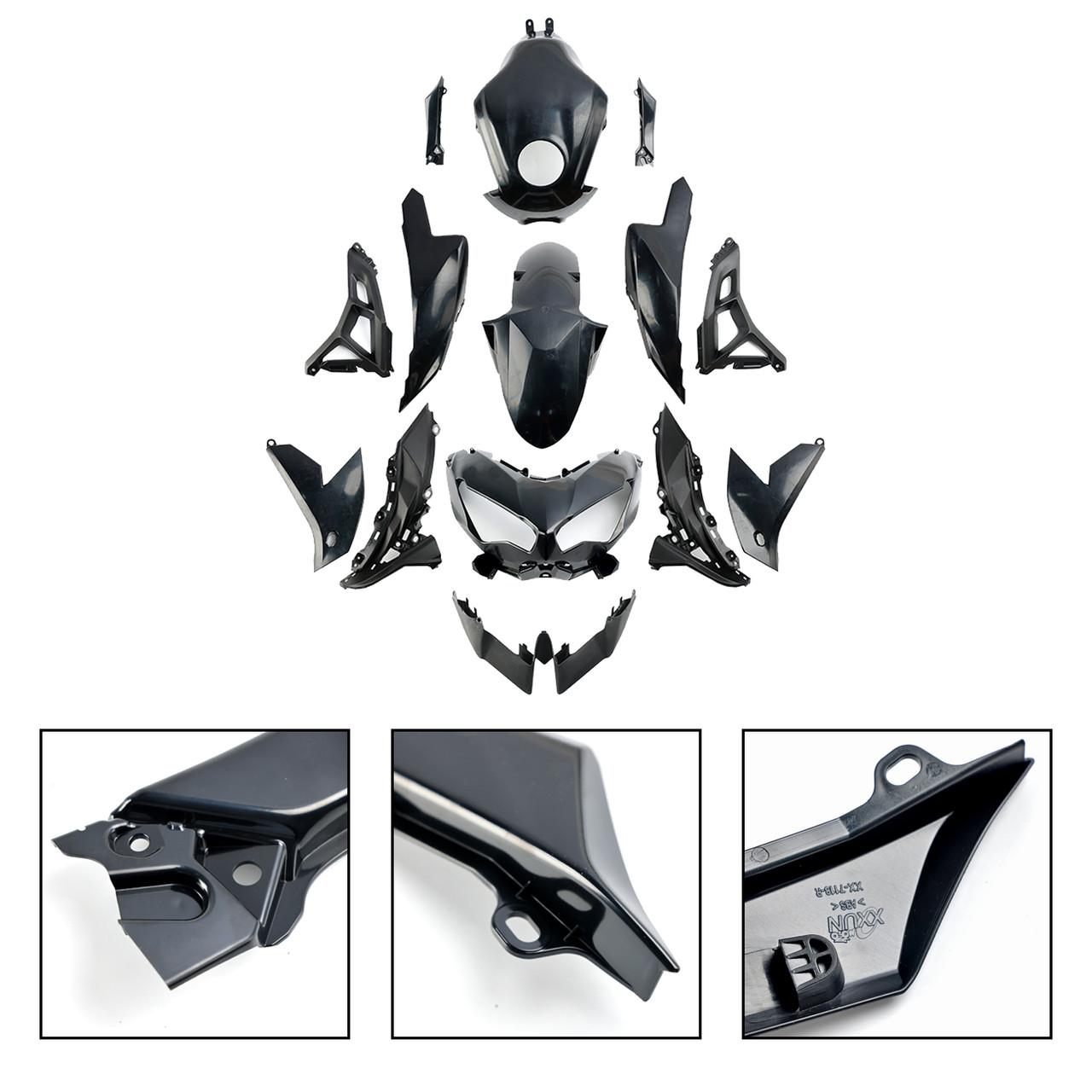 2022-2024 Kawasaki Versys650/KLE650 Bodywork Fairing Injection Unpainted Generic