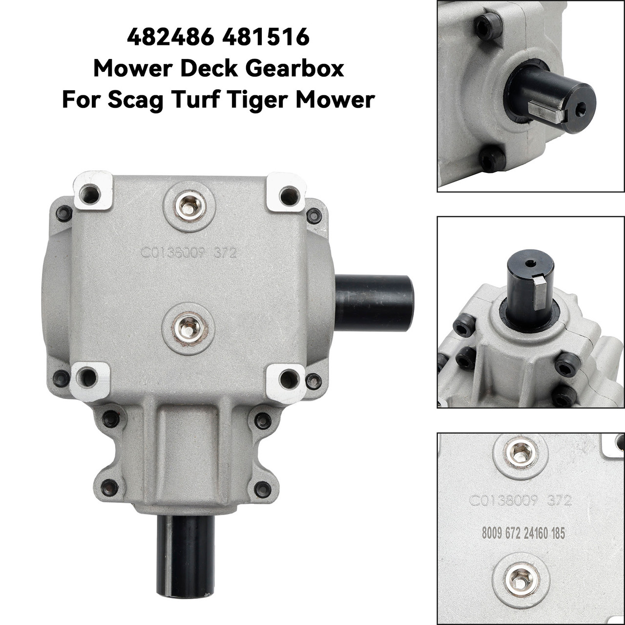 Scag Turf Tiger Mower Mower Deck Gearbox Assembly 482486 481516
