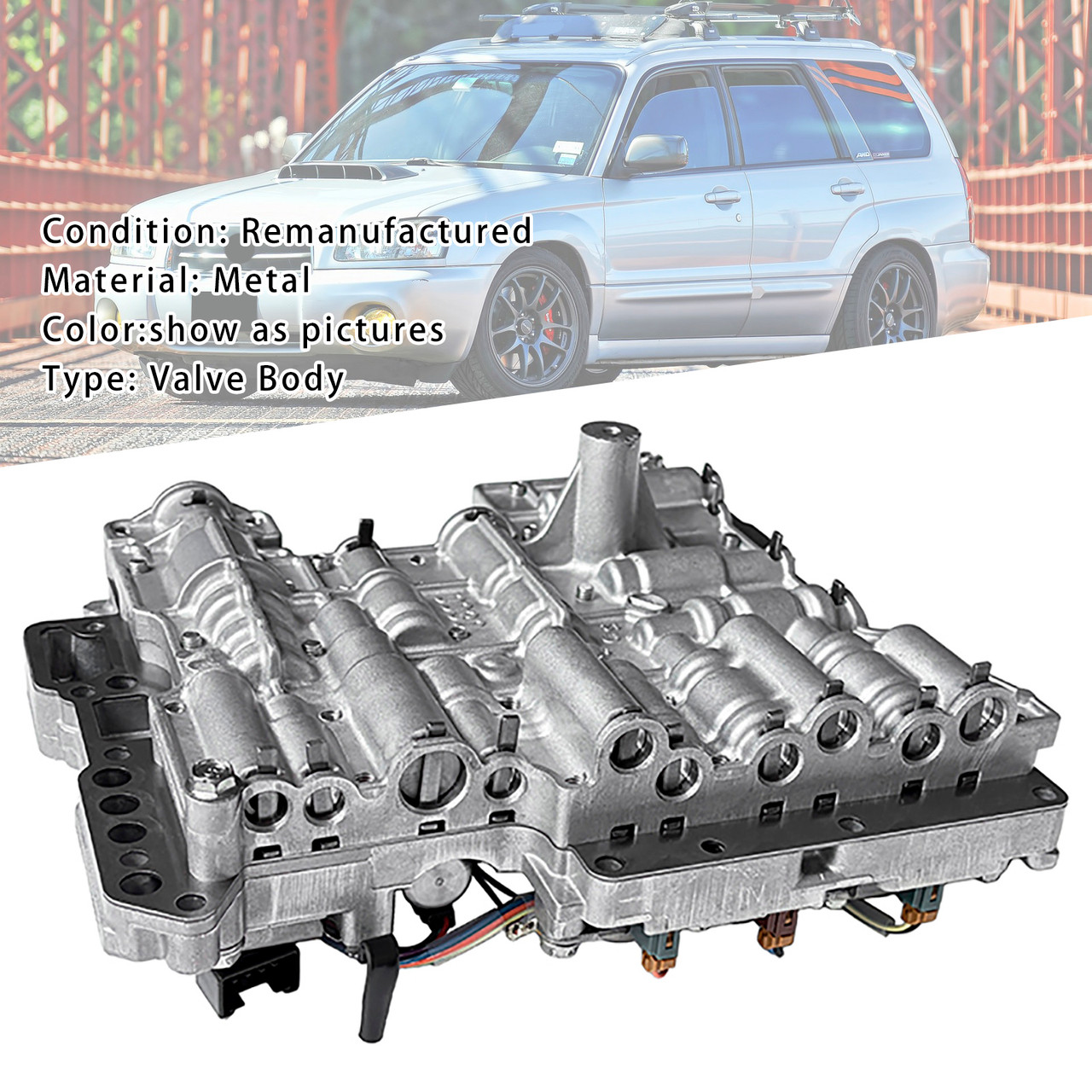 Subaru Forester Outback Impreza Transmission Valve Body with Solenoids 4EAT Generic