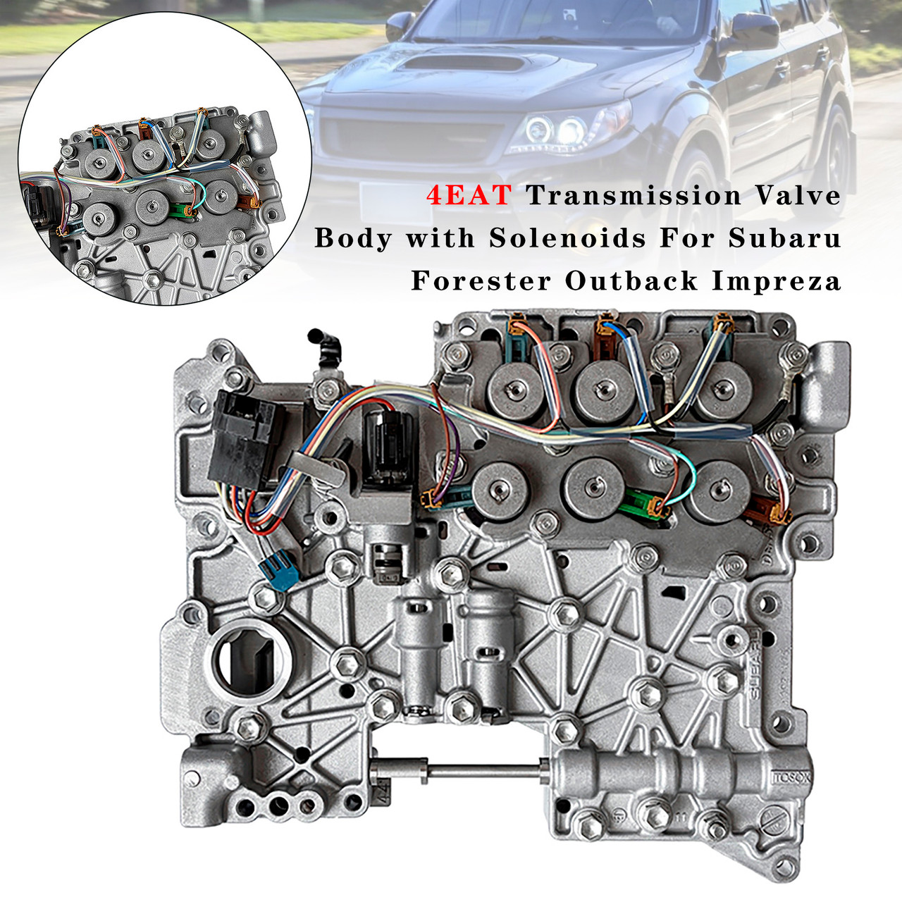 Subaru Forester Outback Impreza Transmission Valve Body with Solenoids 4EAT Generic