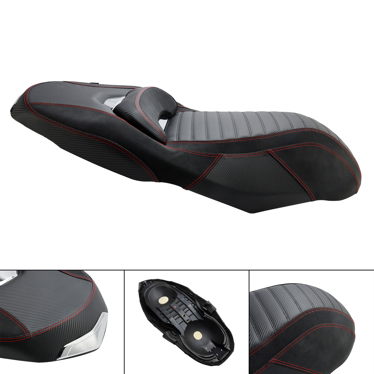 2023-2024 YAMAHA X-MAX 300 Rider Passenger Seat Front Rear Cushion Red Generic