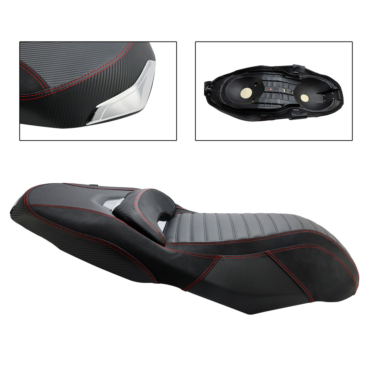 2023-2024 YAMAHA X-MAX 300 Rider Passenger Seat Front Rear Cushion Red Generic