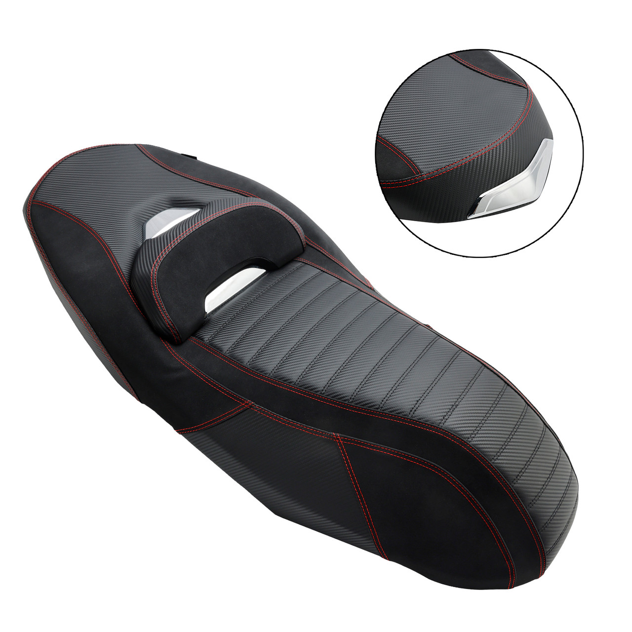 2023-2024 YAMAHA X-MAX 300 Rider Passenger Seat Front Rear Cushion Red Generic