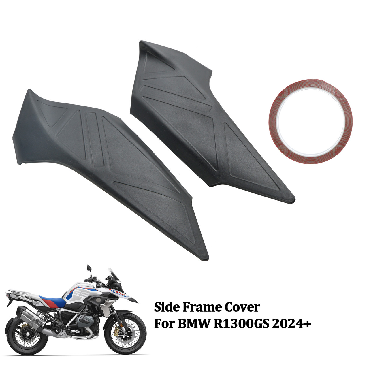 2024- BMW R1300GS Side Frame Panel Guard Protector Fairings Cover Black Generic