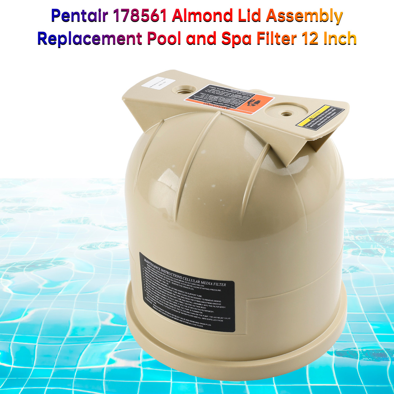 178561 Lid Assembly For Clean & Clear, Predator Pool and Spa Cartridge Filters