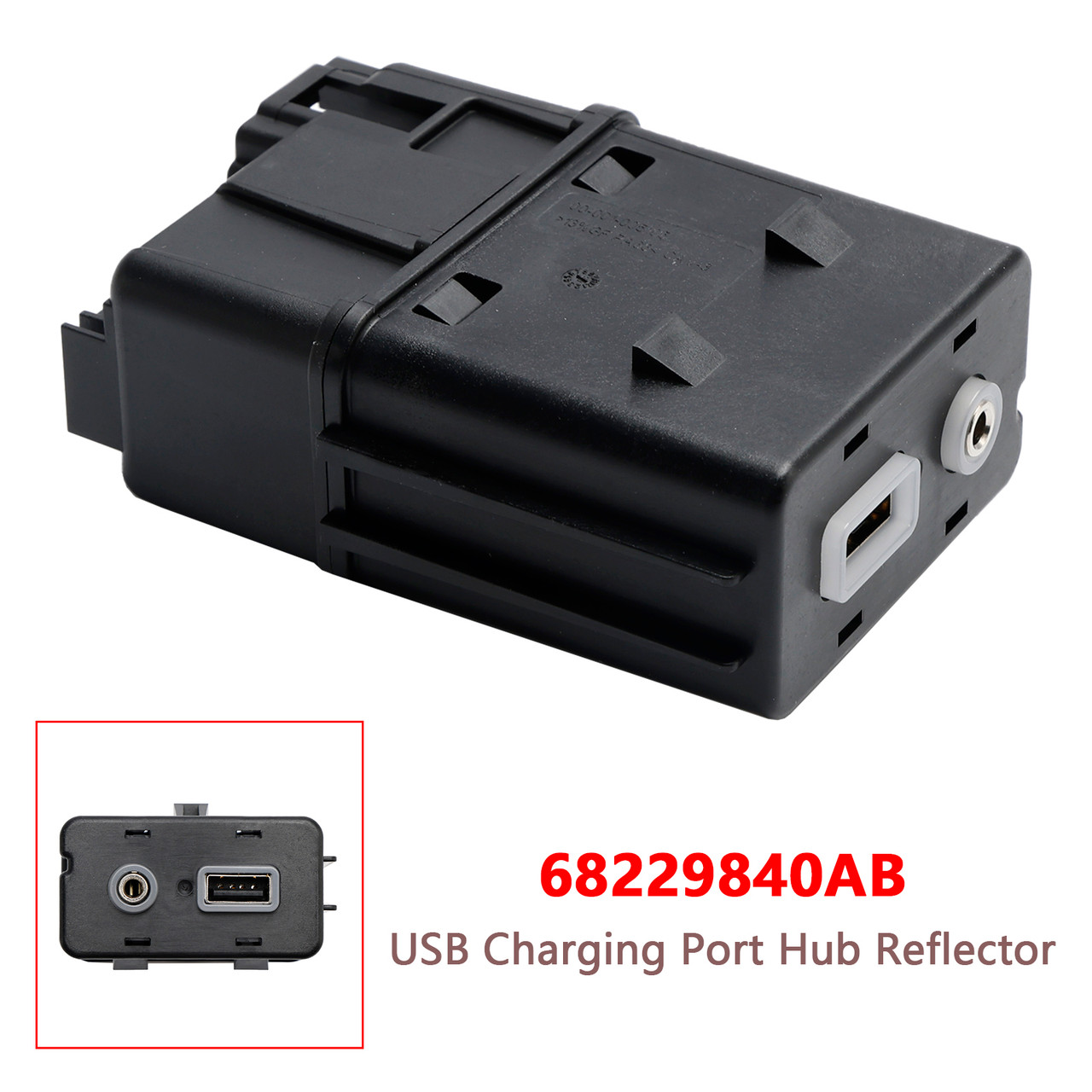 2017-2020 Chrysler Pacifica Voyager USB Charging Port Hub Reflector 68229840AB Generic