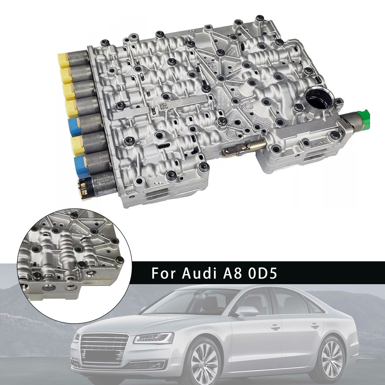 Audi A8 0D5 Automatic Transmission Solenoid Valve Body 8HP65