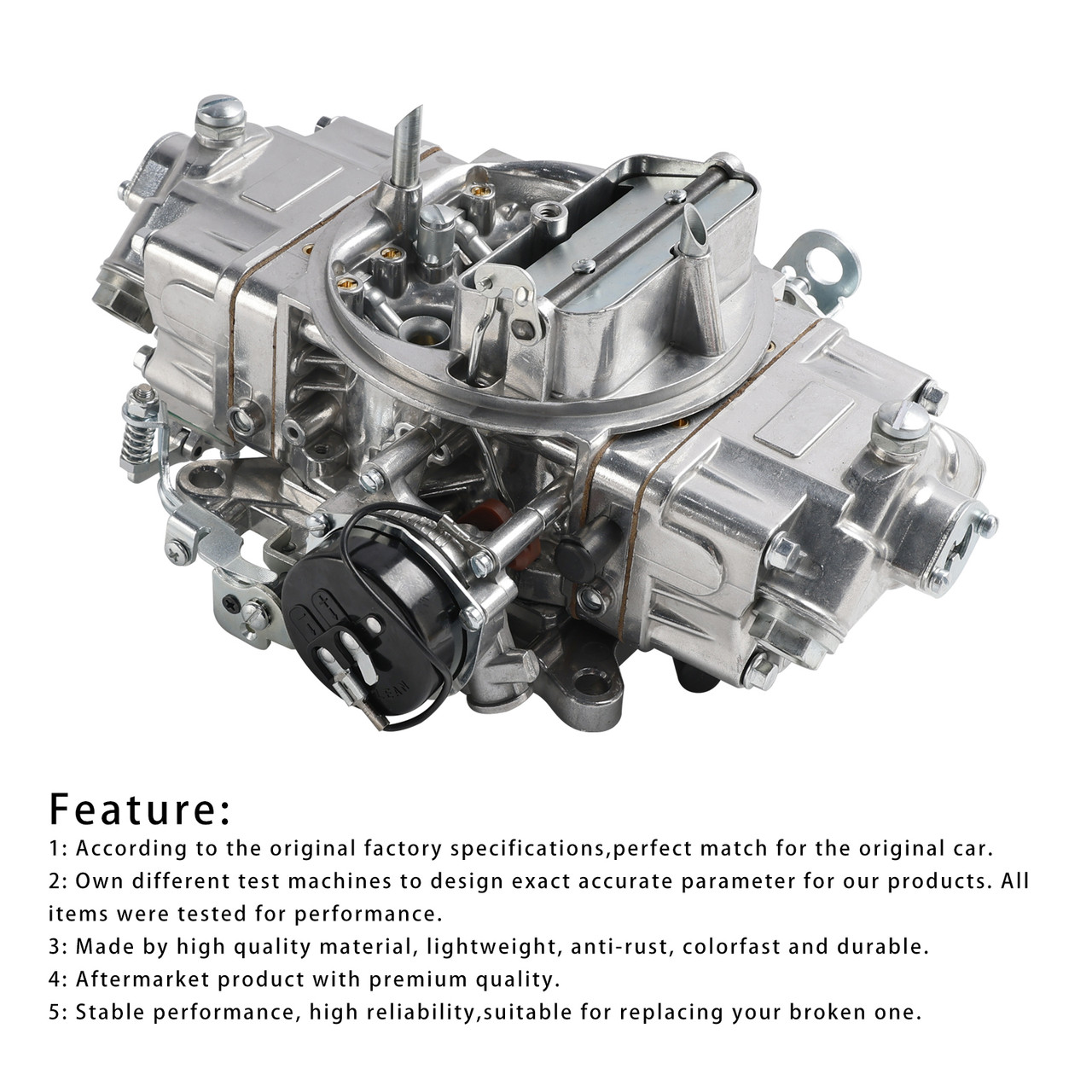 4 Barrel 650 CFM Brawler Double-Pumper Carburetor Electric Choke