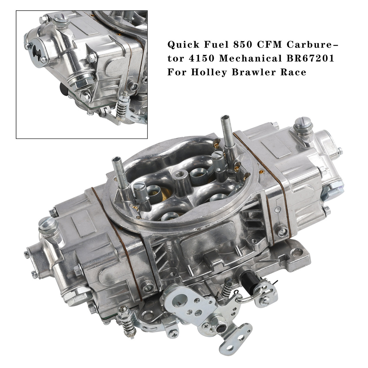 Holley Brawler Race Quick Fuel 850 CFM Carburetor 4150 Mechanical