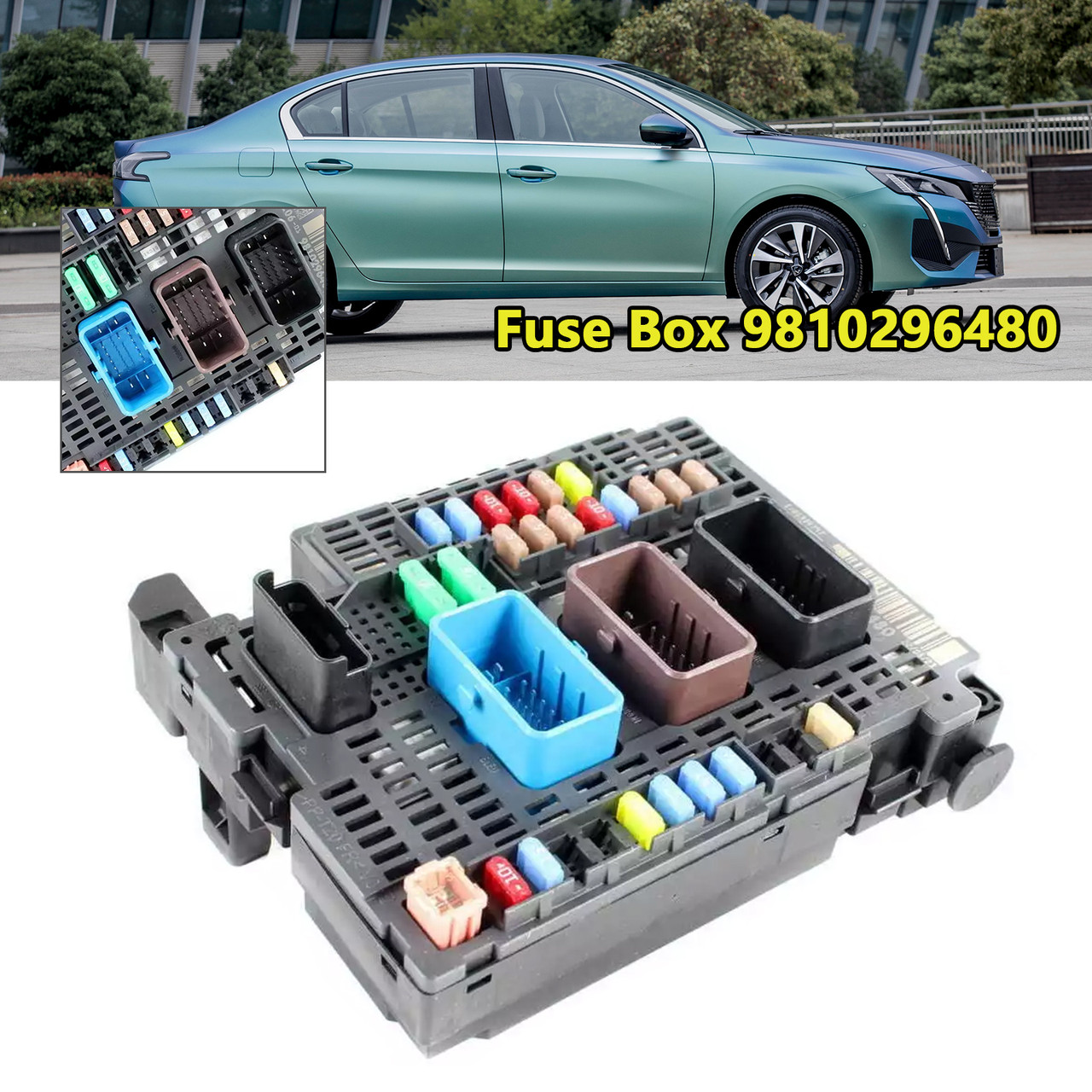 2010-2018 Peugeot 508 Fuse Box Module BSM 9810296480 Generic - Mad