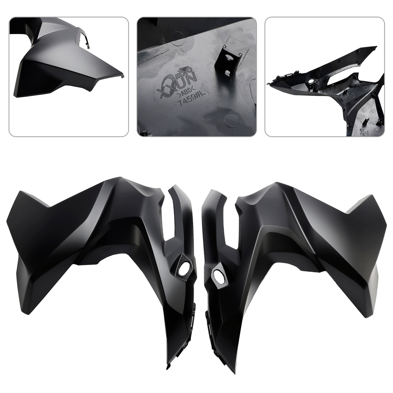 2023-2024 Honda ADV 160 Front Side Cover Headlight Panel Fairing Matte Black Generic