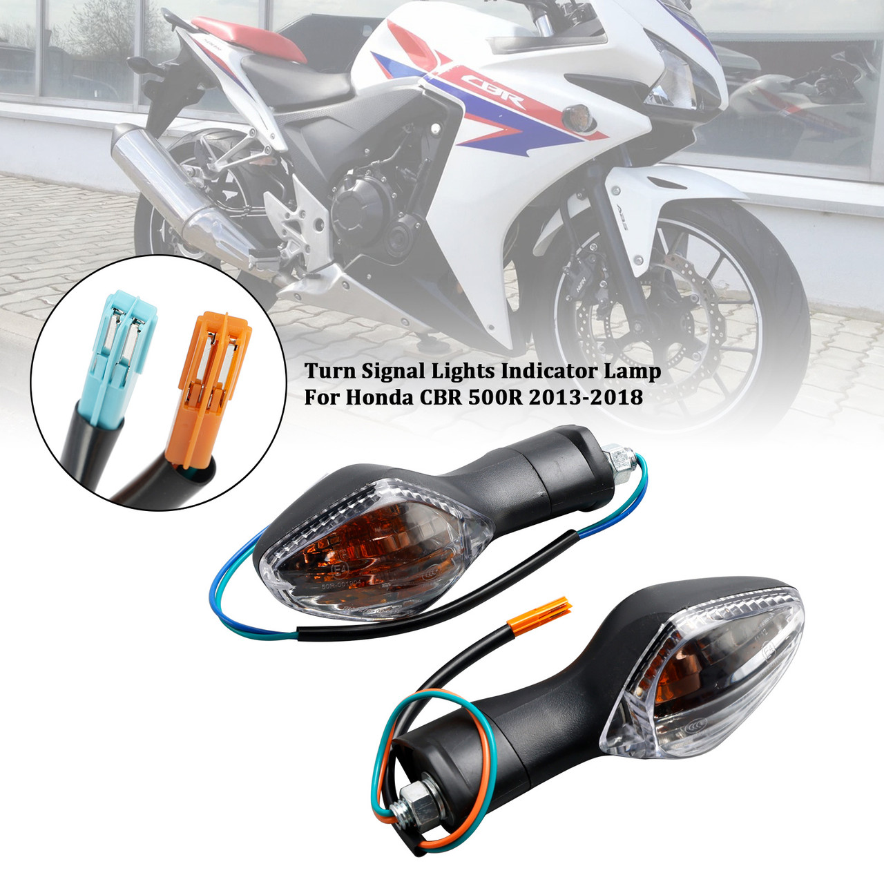 2012-2020 Honda CBR500 CBR650F CTX700 MSX125 Turn Signal Lights Indicator Lamp Clear Generic