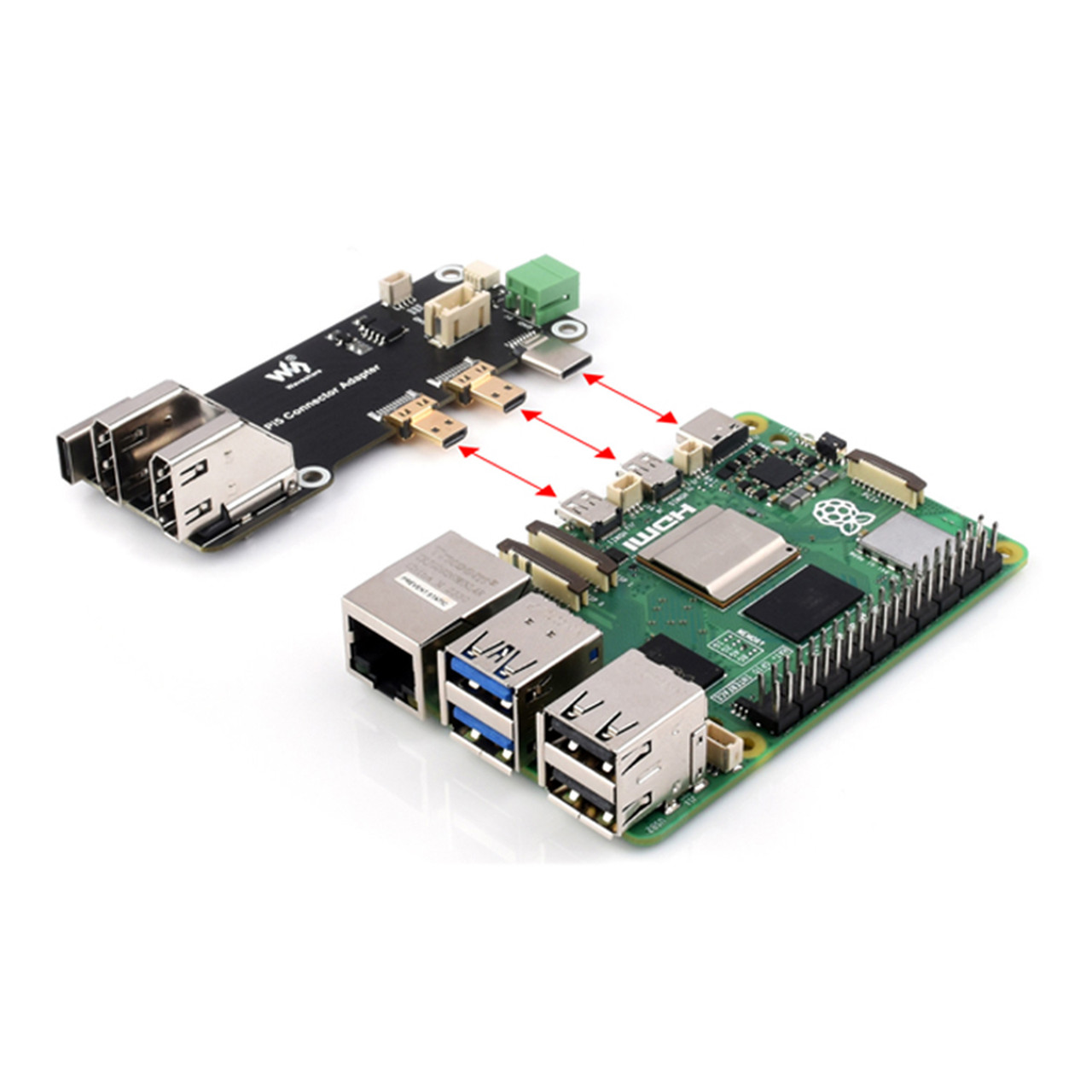 Raspberry Pi Multi-Function Expansion Board Micro HDMI to HDMI Dual 4K Pi5/Pi4B Raspberry Pi Multi-Function Expansion Board Micro HDMI to HDMI Dual 4K Pi5/Pi4B