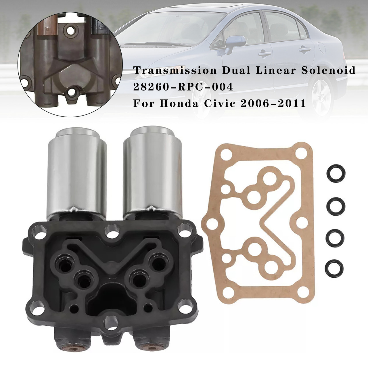 2006-2011 Honda Civic Transmission Dual Linear Solenoid 28260-RPC