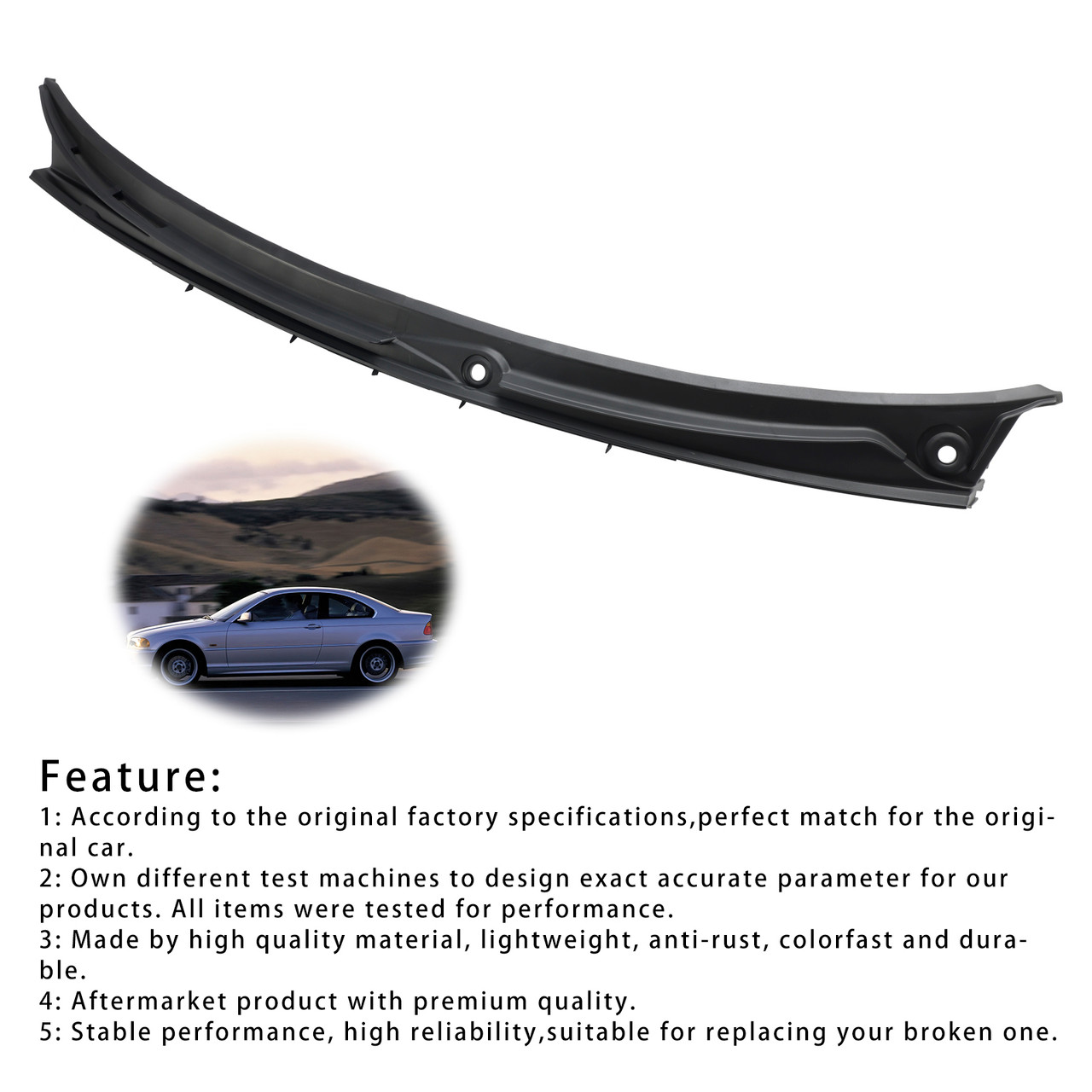 1999-2006 BMW 3-Series E46 Coupe/Convertible Windshield Wiper