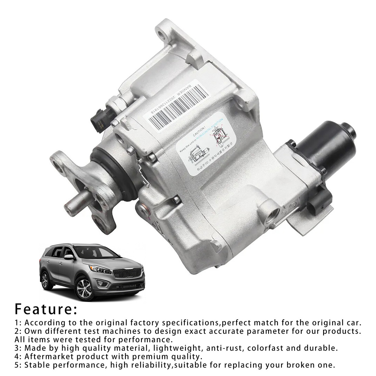 2014-2018 Kia Sorento Coupling Assembly 4WD 478003B520 Generic