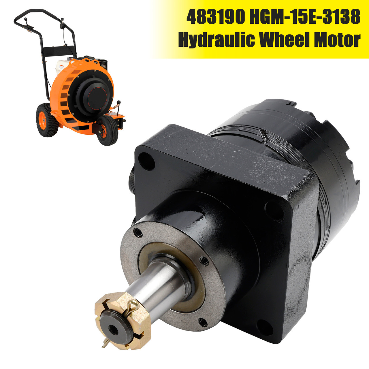 Hydraulic Wheel Motor for Scag 483190 Hydro Gear HGM-15E-3138