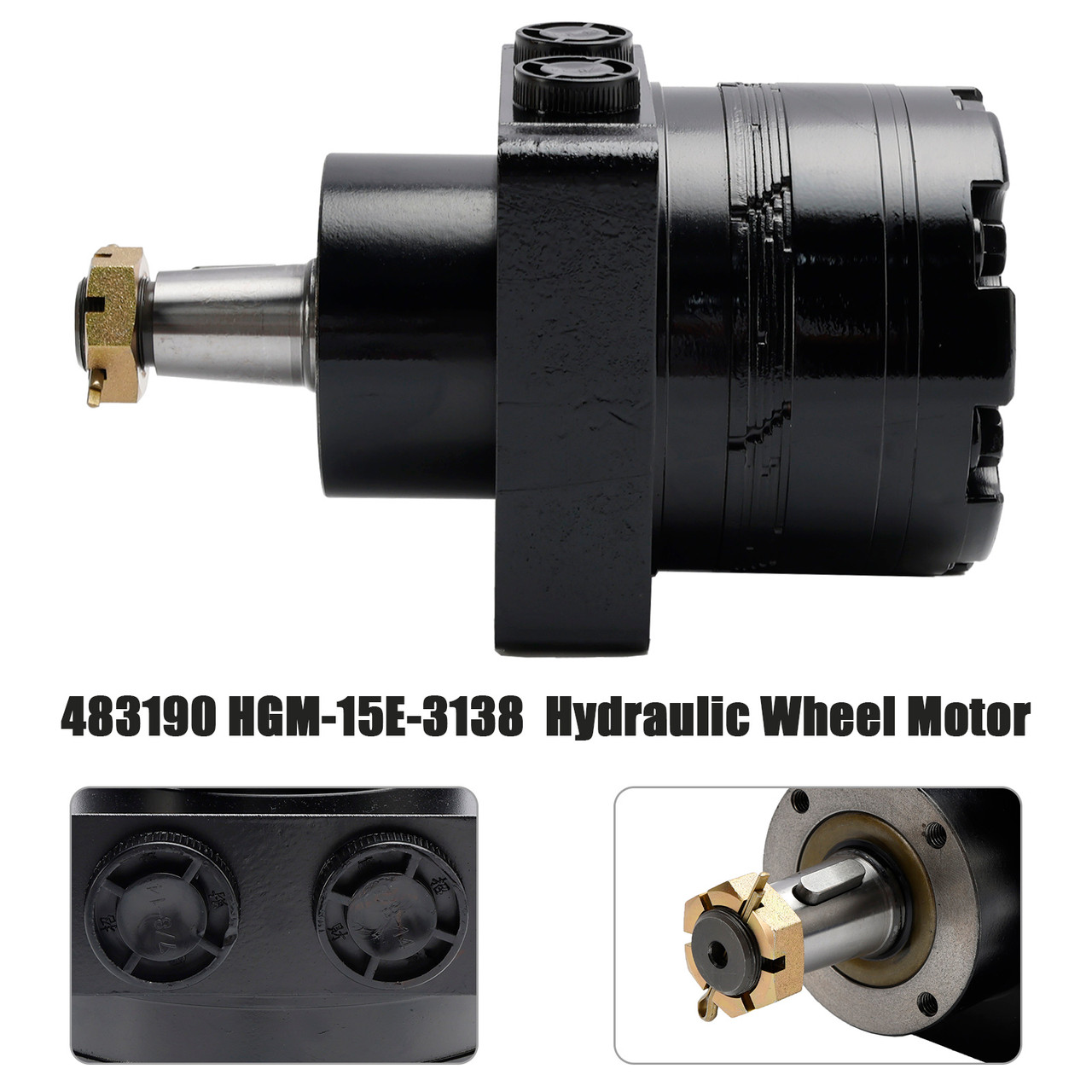 Hydraulic Wheel Motor for Scag 483190 Hydro Gear HGM-15E