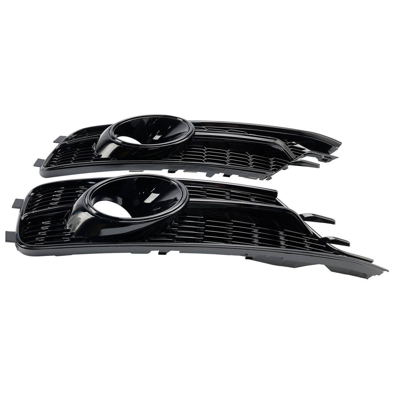 2016-2018 Audi A6 C7 2016-2018 W/ACC Hole 2 Front Fog Light Grille
