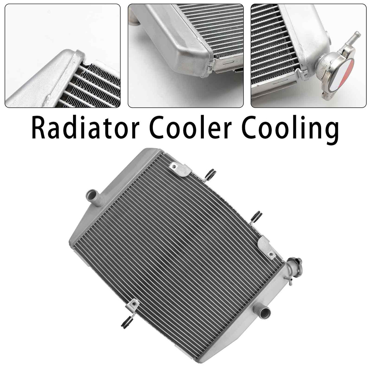 2024-2025 Kawasaki ZX-6R ZX636 Radiator Cooling Engine Cooler Silver Generic